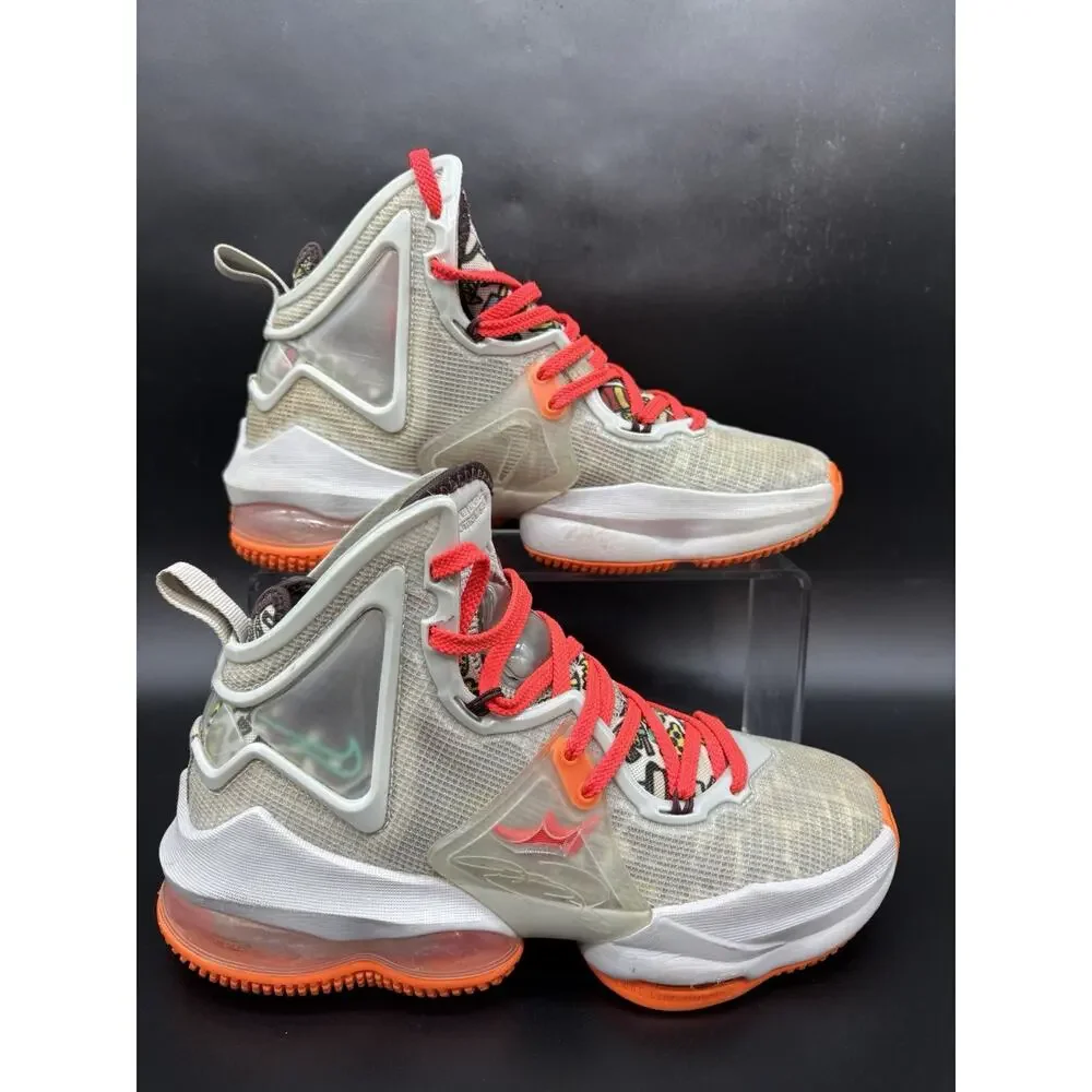 Nike LeBron 19 ‘Fast Food’ Basketball Shoes DD0418-001 Youth Size 4Y